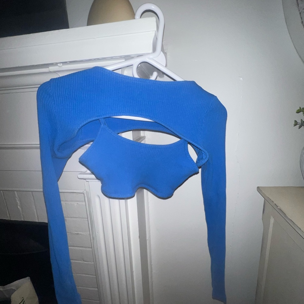 Princess Polly blue going out top